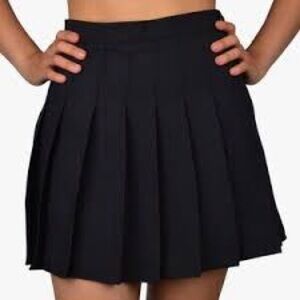 Hippie Rose Black Mini Skirt